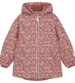 Vinterjakker|Minymo Vinterjakke - AOP - Peach Whip