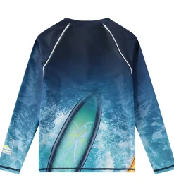 Badetøj|Molo Badebluse - UV50+ - Noble - Surf Art Blue Chill