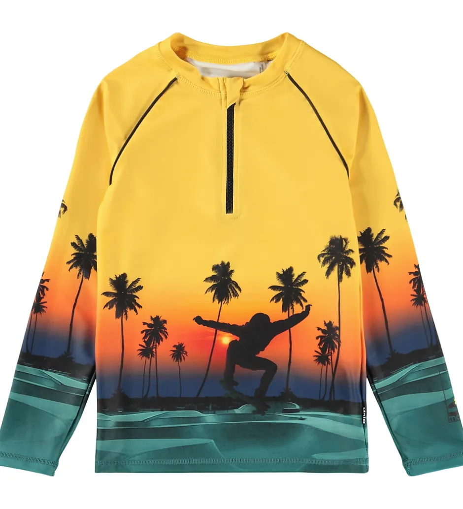 Badetøj|Molo Badebluse - UV50+ - Noble - Sunset Skate