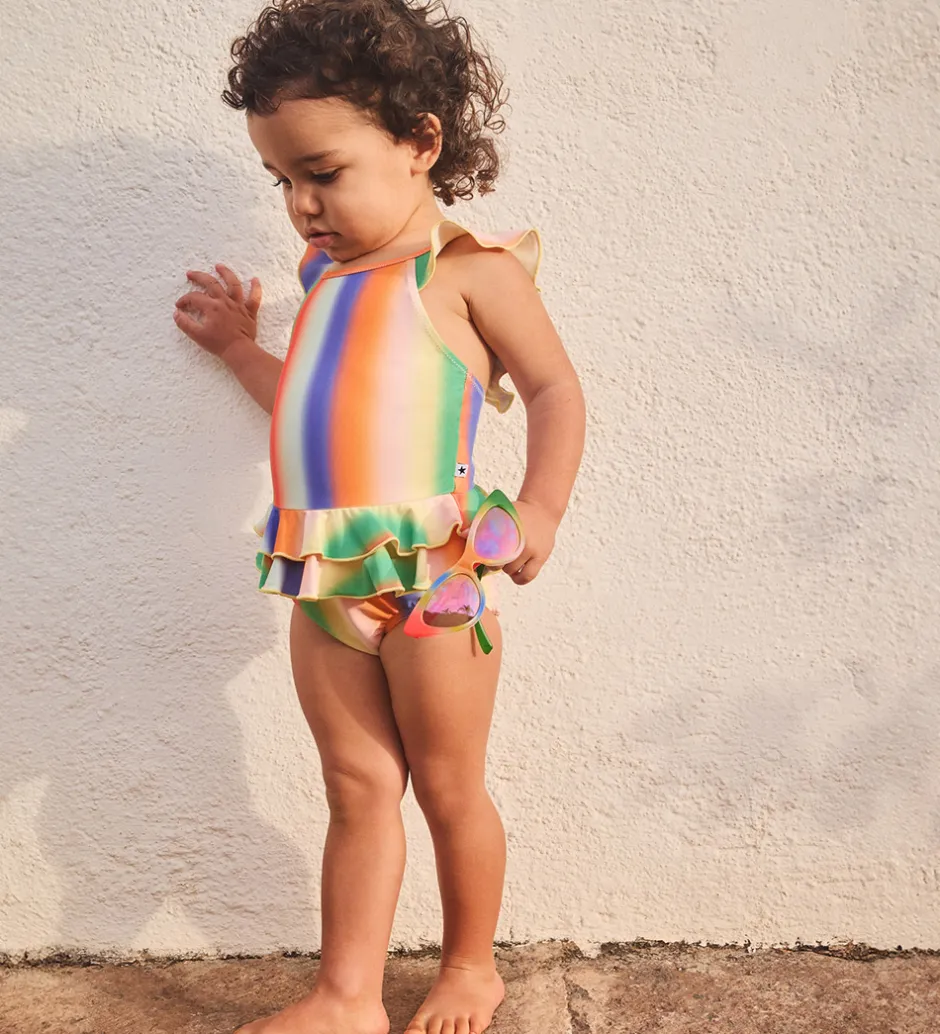 Badetøj|Molo Badedragt - UV50+ - Nalani - Rainbow Light