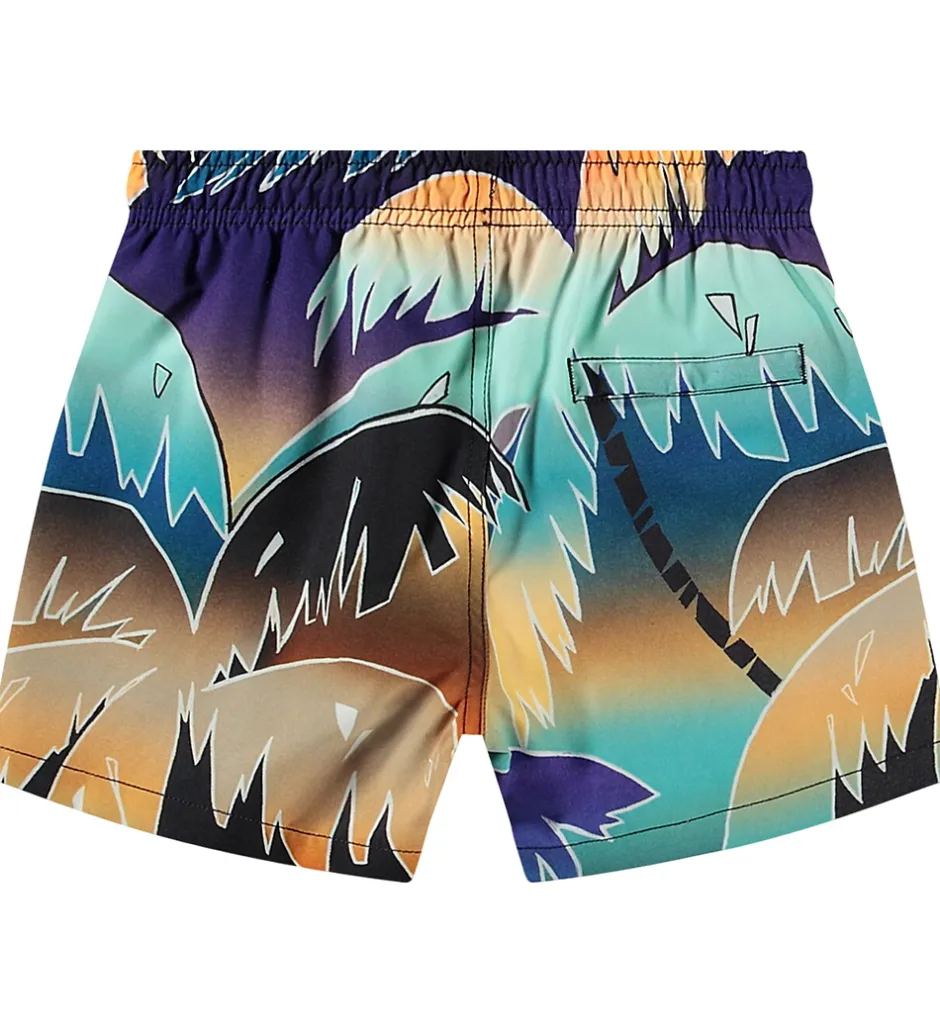 Badetøj|Molo Badeshorts - UV50+ - Niko - Faded Palmtrees