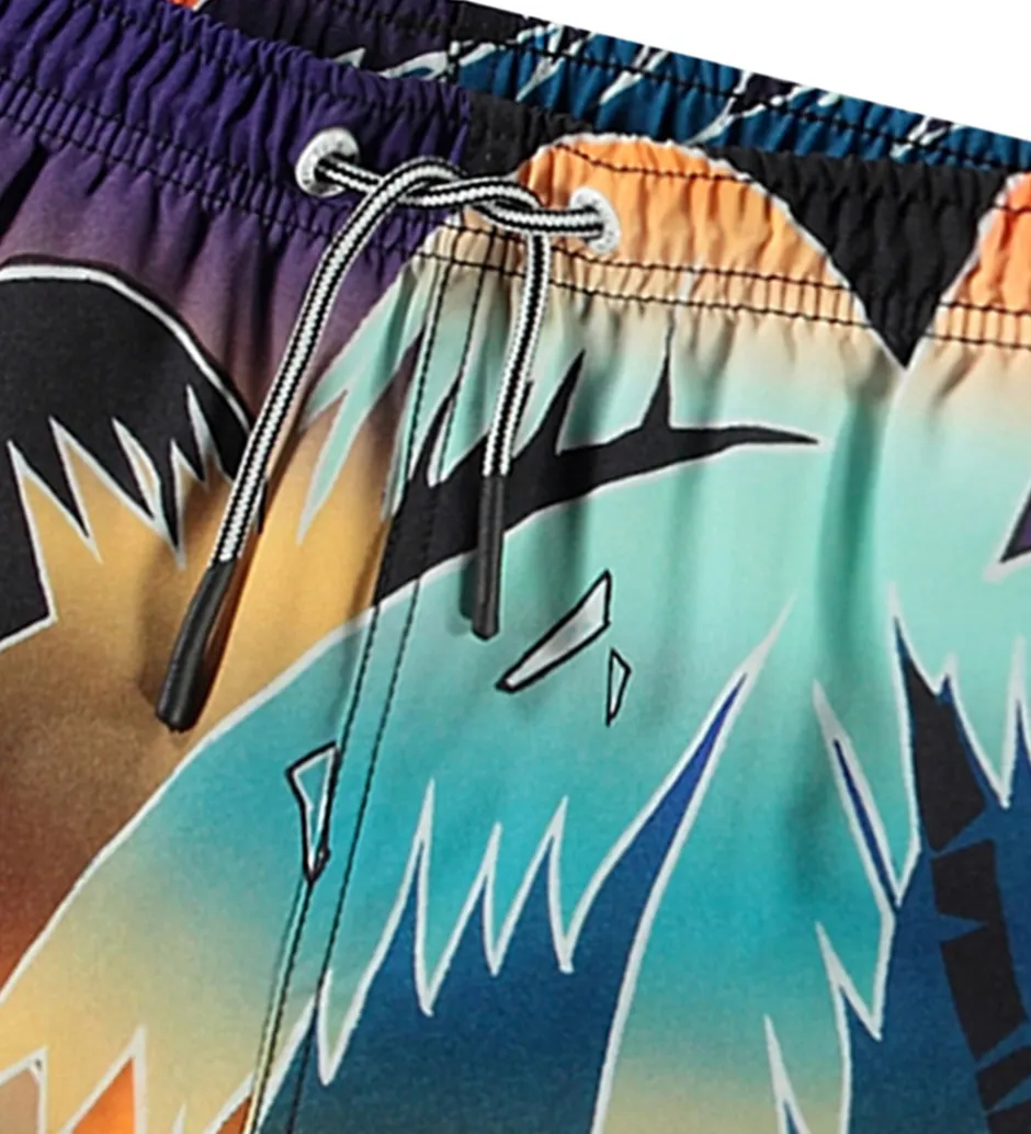 Badetøj|Molo Badeshorts - UV50+ - Niko - Faded Palmtrees