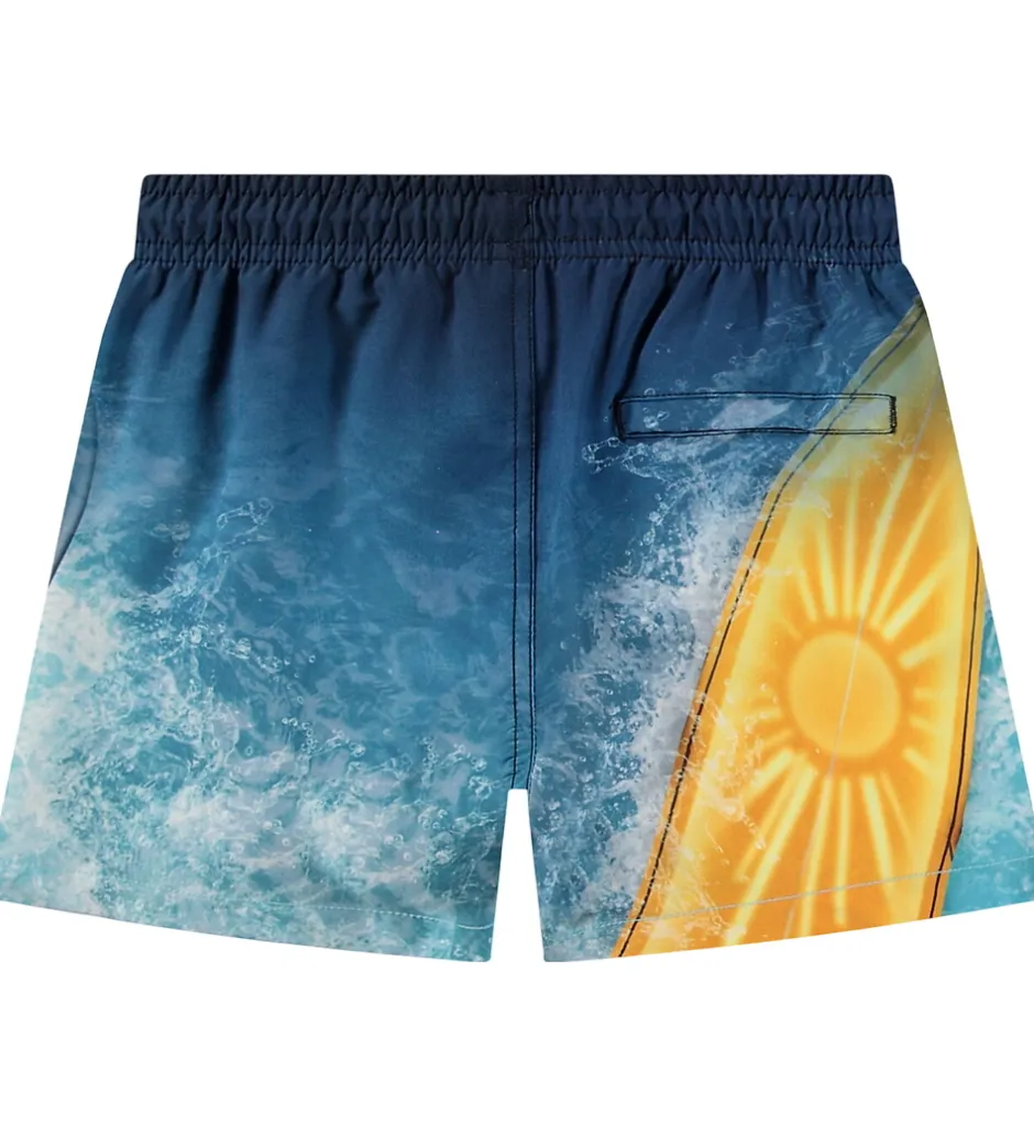 Badetøj|Molo Badeshorts - UV50+ - Niko - Surf Art Blue Chill
