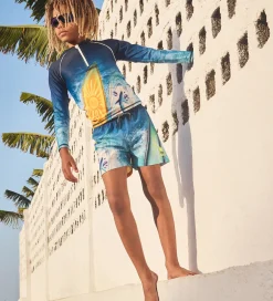 Badetøj|Molo Badeshorts - UV50+ - Niko - Surf Art Blue Chill