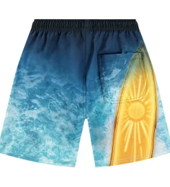 Badetøj|Molo Badeshorts - UV50+ - Nilson - Surf Art Blue Chill