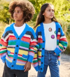 Striktrøjer|Molo Cardigan - Strik - Uld - Brutus - Fyzzy Stripe