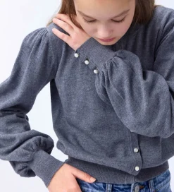 Striktrøjer|Molo Cardigan - Strik - Uld/Bomuld - Guinevere - Grey Melange