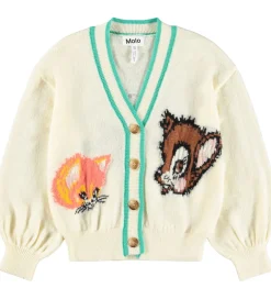 Striktrøjer|Molo Cardigan - Strik - Uld - Gaby - Buttercream