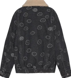 Vinterjakker|Molo Denimjakke - Hiro - Happiness Black