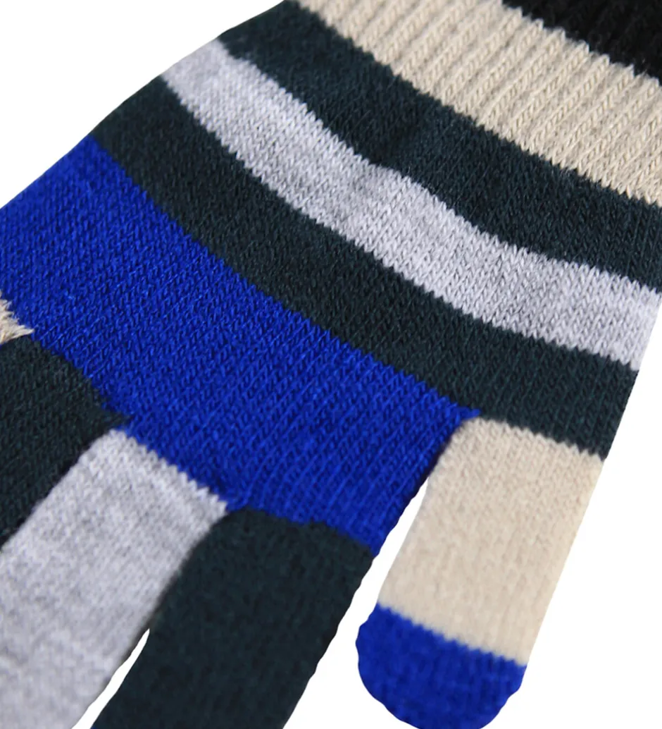 Handsker Og Luffer|Molo Handsker - Strik - Kei - 2-pak - Dark Forest