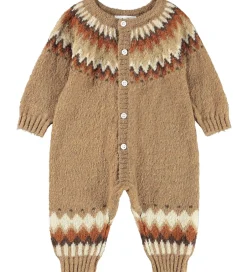 Heldragter|Molo Heldragt - Strik - Uld - Frej - Light Browns