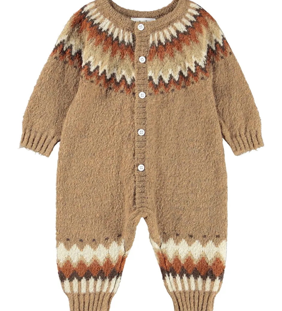 Heldragter|Molo Heldragt - Strik - Uld - Frej - Light Browns