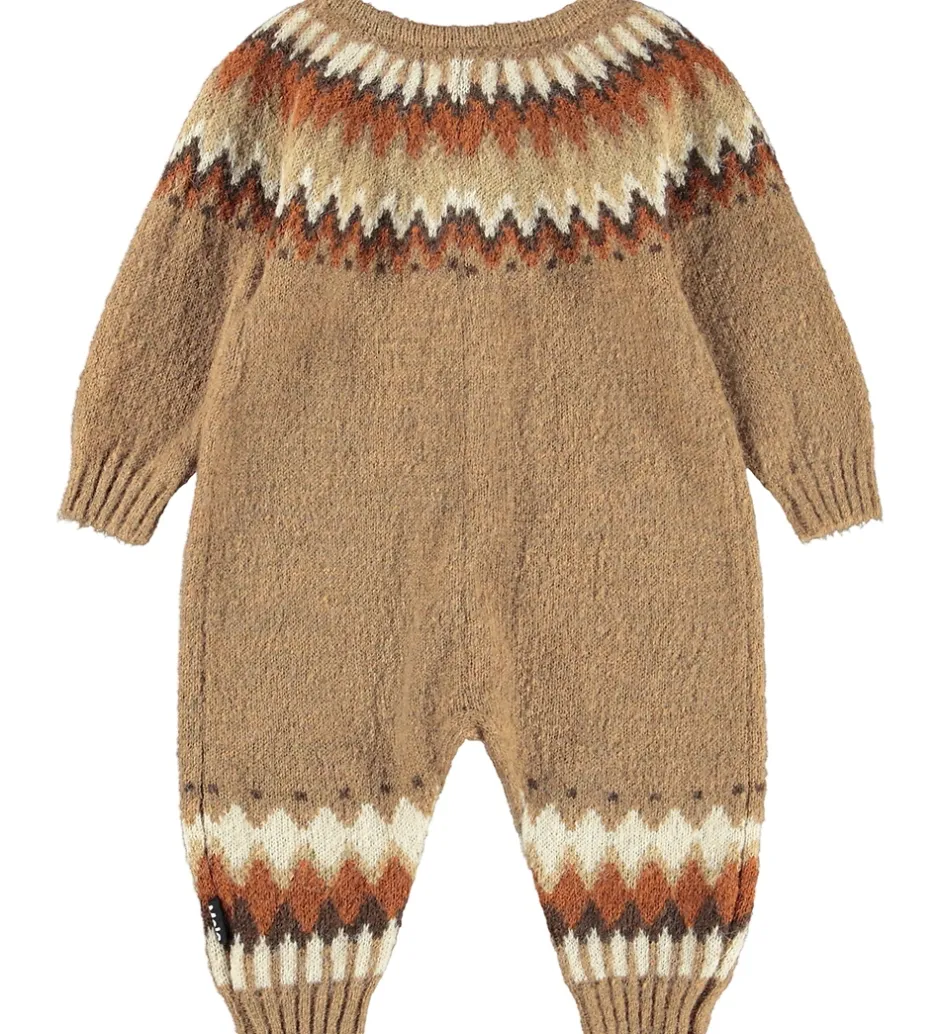 Heldragter|Molo Heldragt - Strik - Uld - Frej - Light Browns