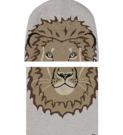 Huer Og Hatte|Molo Hue m. Tube - Kleo - Uld/Akryl - Lion Face