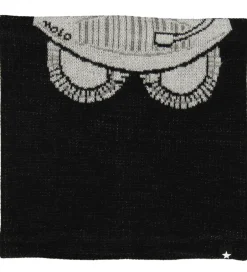 Tørklæder|Molo Hue m. Tube - Kleo - Uld/Polyester - Very Black m. Rumhjelm