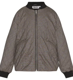 Vinterjakker|Molo Jakke - Hanne - Sand Blue Check