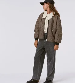 Vinterjakker|Molo Jakke - Hanne - Sand Blue Check