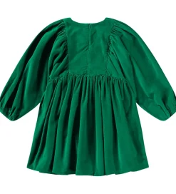 Juletøj|Kjoler|Molo Kjole - Fløjl - Caiosi - Sporting Green