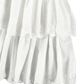 Nederdele|Molo Nederdel - Brianna - Crisp White m. Hulmønster