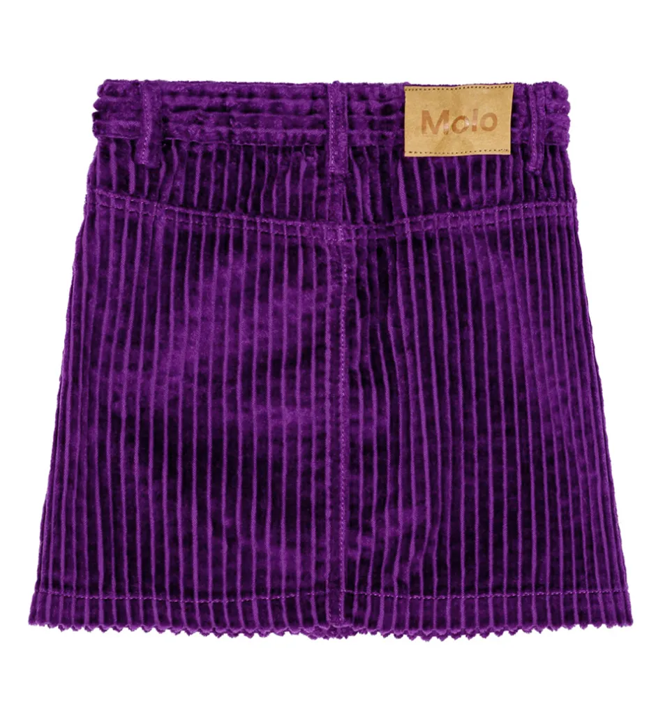 Nederdele|Molo Nederdel - Fløjl - Bera - Warm Purple