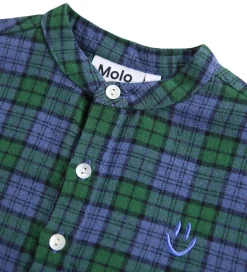 Skjorter|Molo Skjorte - Enoz - Blue Pine Check