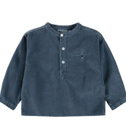 Skjorter|Molo Skjorte - Fløjl - Enoz - Evening Sky