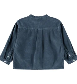 Skjorter|Molo Skjorte - Fløjl - Enoz - Evening Sky