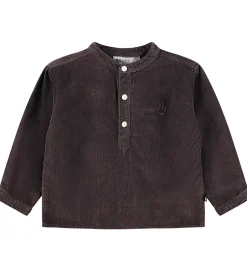 Skjorter|Molo Skjorte - Fløjl - Enoz - Dark Cocoa