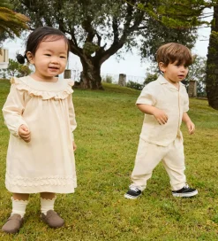 Skjorter|Molo Skjorte - Hør/Bomuld - Eyou - Summer Sand