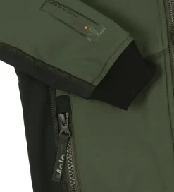 Softshell|Molo Softshelljakke m. Fleece - Cloudy - Forest Block