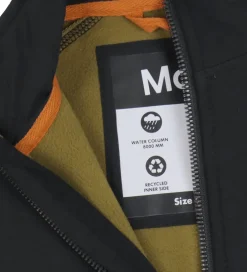 Softshell|Molo Softshelljakke m. Fleece - Cloudy - Sort