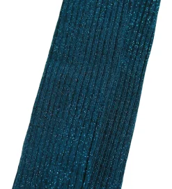 Strømpebukser|Molo Strømpebukser - Rib - Cosmic Green m. Glimmer