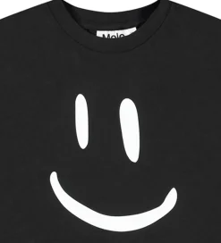 Unisex-Tøj|T-Shirts|Molo T-shirt - Roxo - Sort