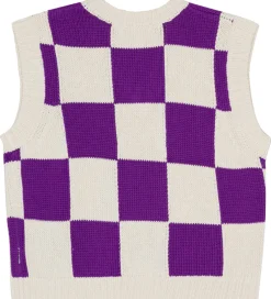 Veste|Molo Vest - Strik - Gitta - Purple Shell Check