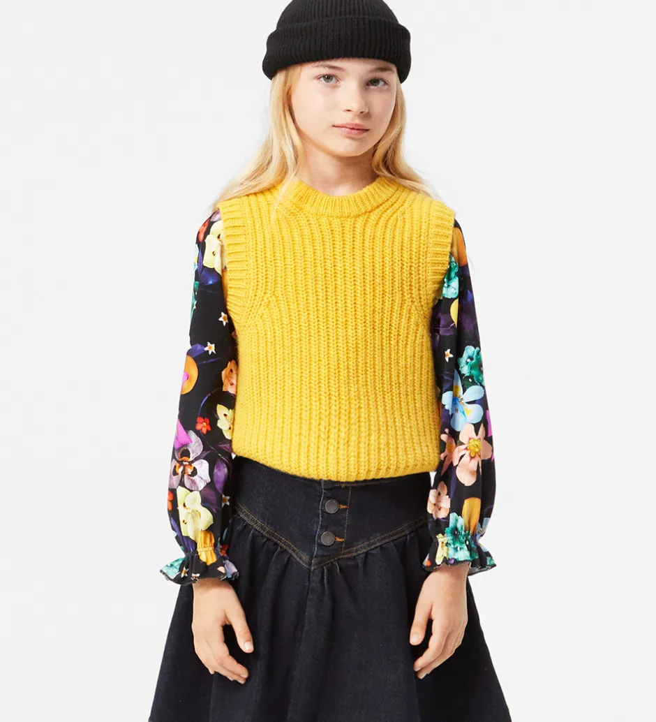 Veste|Molo Vest - Uld/Akryl - Gilberte - Brilliance