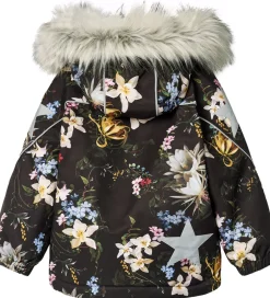 Vinterjakker|Molo Vinterjakke - Hopla Fur - Paisley Flowers