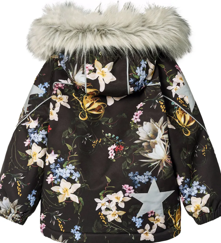Vinterjakker|Molo Vinterjakke - Hopla Fur - Paisley Flowers