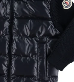 Termotøj|Striktrøjer|Moncler Cardigan - Uld/Dun - Navy