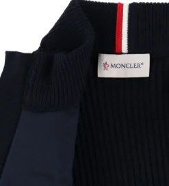 Termotøj|Striktrøjer|Moncler Cardigan - Uld/Dun - Navy