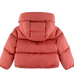 Overgangsjakker|Dunjakker Og Dynejakker|Moncler Dunjakke - Laurie - Mørk Rosa