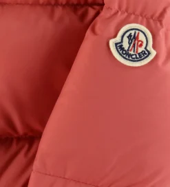 Overgangsjakker|Dunjakker Og Dynejakker|Moncler Dunjakke - Laurie - Mørk Rosa
