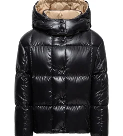 Overgangsjakker|Dunjakker Og Dynejakker|Moncler Dunjakke - Parana - Charcoal m. Beige