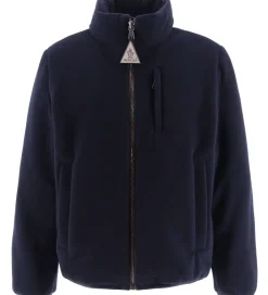 Overgangsjakker|Dunjakker Og Dynejakker|Moncler Dunjakke m. Fleece - Bacui - Navy
