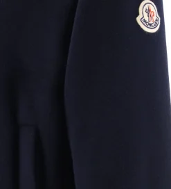 Overgangsjakker|Dunjakker Og Dynejakker|Moncler Dunjakke m. Fleece - Bacui - Navy