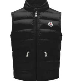 Veste|Dunveste Og Dyneveste|Moncler Dunvest - Gui - Sort