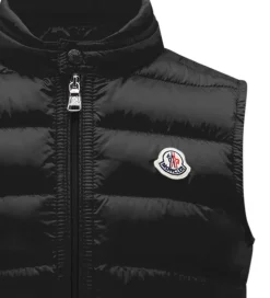 Veste|Dunveste Og Dyneveste|Moncler Dunvest - Gui - Sort