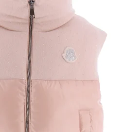 Veste|Dunveste Og Dyneveste|Moncler Dunvest - Suzan - Dusty Rose m. Similisten