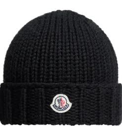 Huer Og Hatte|Moncler Hue - Uld - Sort