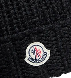 Huer Og Hatte|Moncler Hue - Uld - Sort