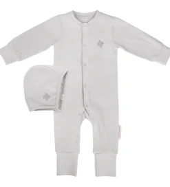 Unisex-Tøj|Nattøj|Moonboon Natdragt m. Babyhjelm - Gaveæske - Lunar Rock